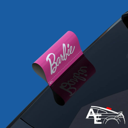 Eticheta auto "Barbie"