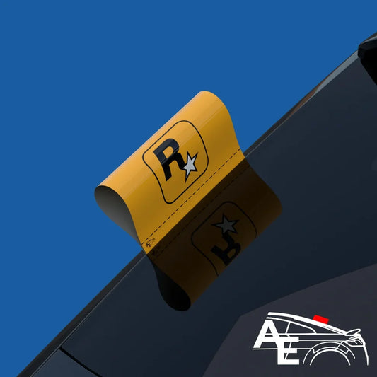 Eticheta auto "Rockstar Games"