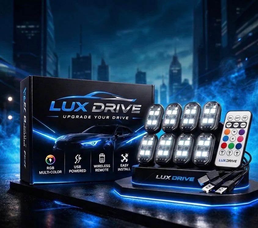 Lux Drive™ – Kit de iluminare ambientală LED premium